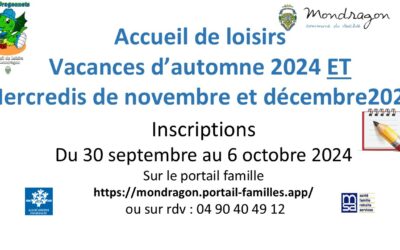 INSCRIPTION ACCUEIL DE LOISIRS