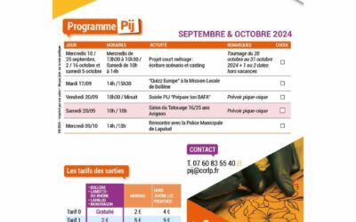 PROGRAMME POINT INFORMATION JEUNESSE  –                  14-25 ANS