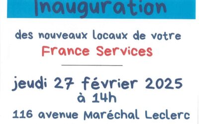 INAUGURATION / NOUVEAUX LOCAUX ADN FRANCE SERVICES