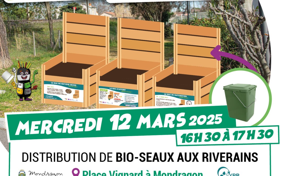 COMPOSTAGE ON S’Y MET ? VENEZ CHERCHER VOTRE BIO-SEAU