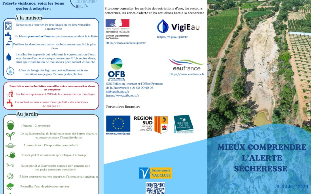 VIGILANCE SÉCHERESSE VAUCLUSE