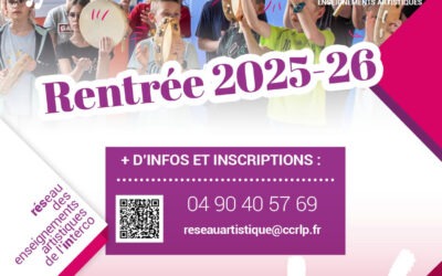 RENTRÉE 2025-2026 / RÉSEAU DES ENSEIGNEMENTS ARTISTIQUES DE L’INTERCO