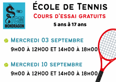 ÉCOLE DE TENNIS MONDRAGON