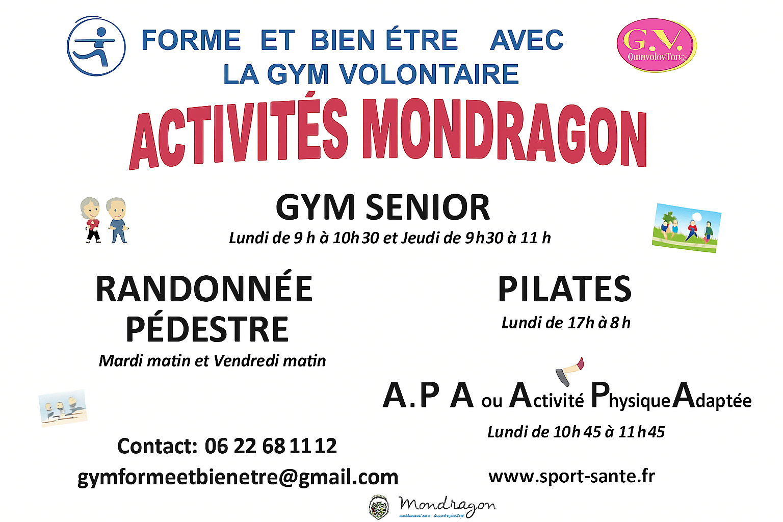 FORME ET BIEN ÊTRE AVEC LA GYM VOLONTAIRE