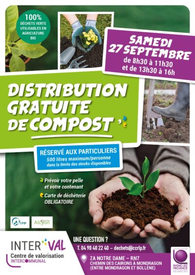 DISTRIBUTION GRATUITE DE COMPOST