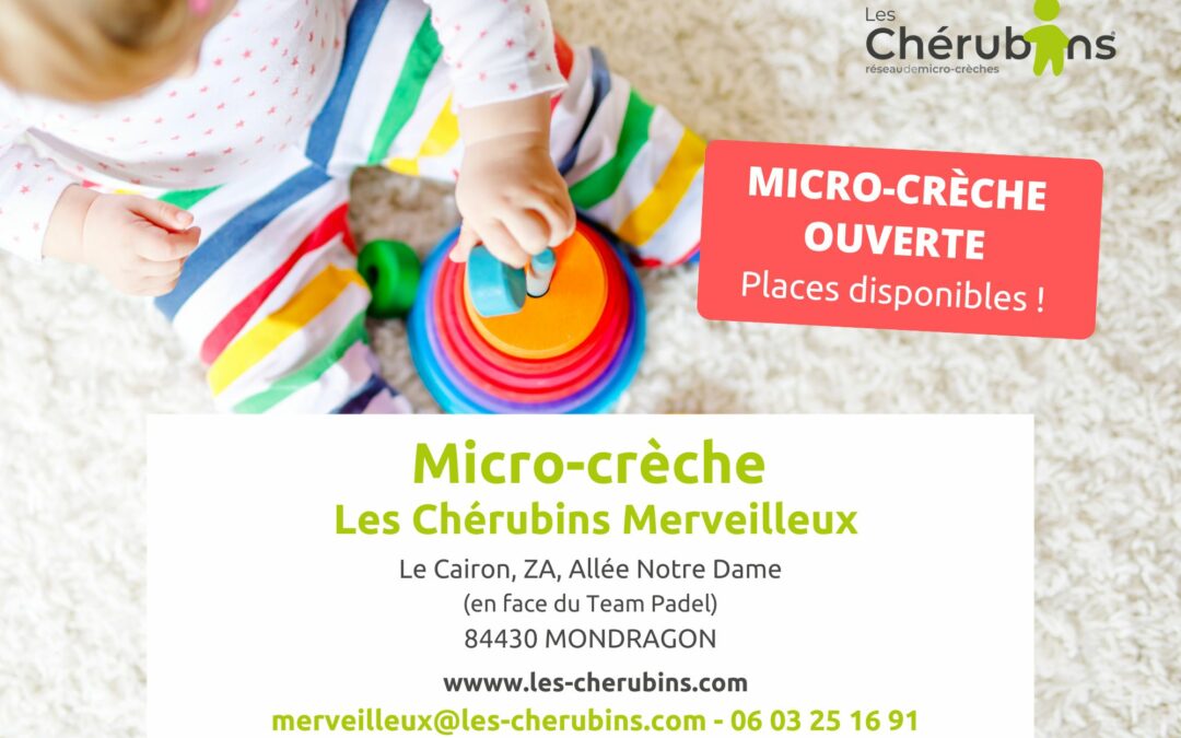 NOUVELLE MICRO-CRÈCHE LES CHÉRUBINS MERVEILLEUX