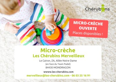 NOUVELLE MICRO-CRÈCHE LES CHÉRUBINS MERVEILLEUX