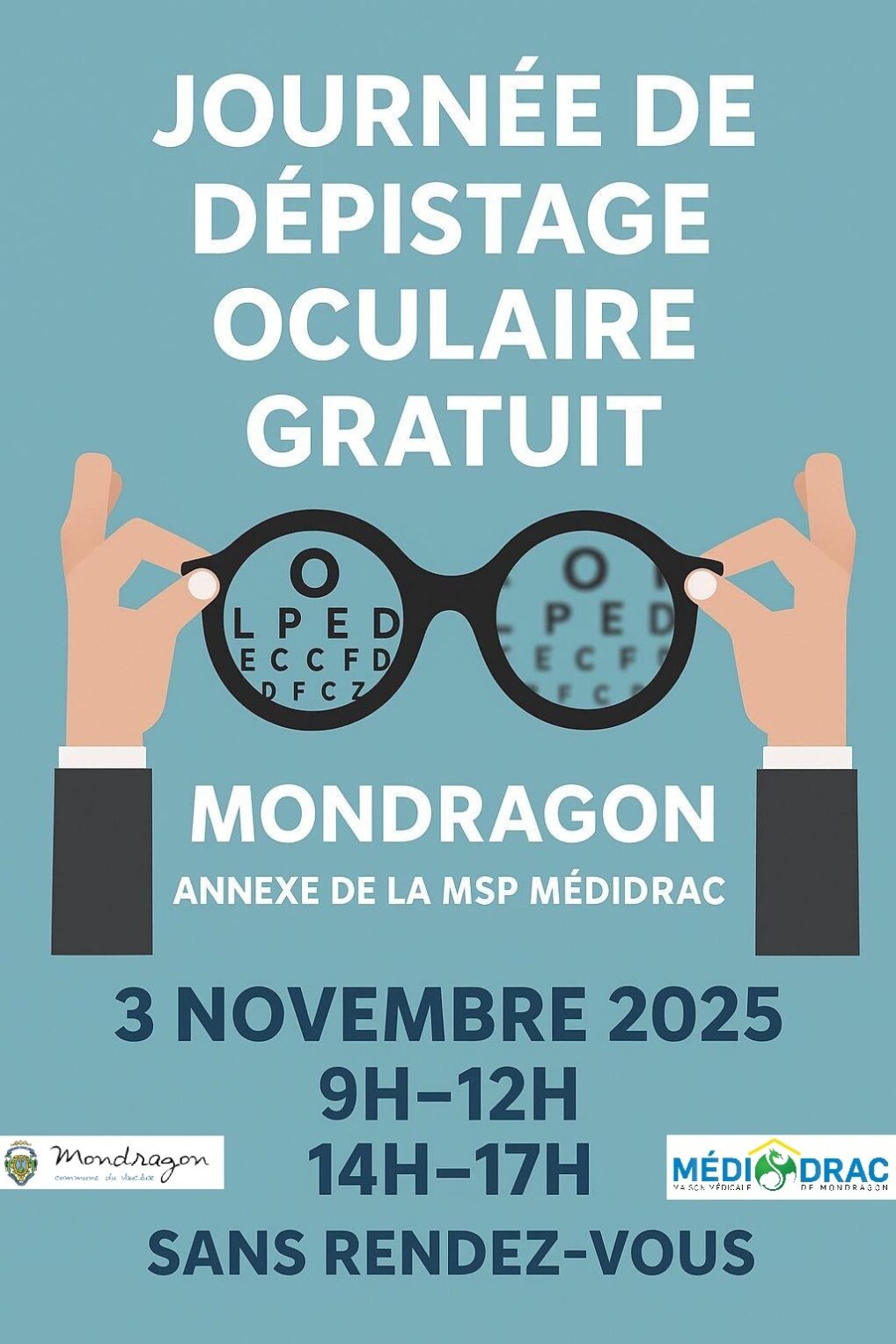 JOURNÉE DE DÉPISTAGE OCULAIRE GRATUIT