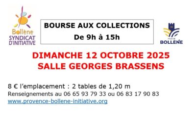 BOURSE AUX COLLECTIONS BOLLÈNE