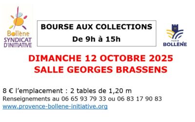 BOURSE AUX COLLECTIONS BOLLÈNE