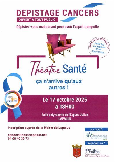 OCTOBRE ROSE – THÉÂTRE SANTÉ SPECTACLE INTERACTIF LAPALUD