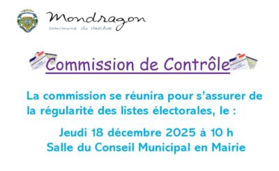 COMMISSION DE CONTRÔLE