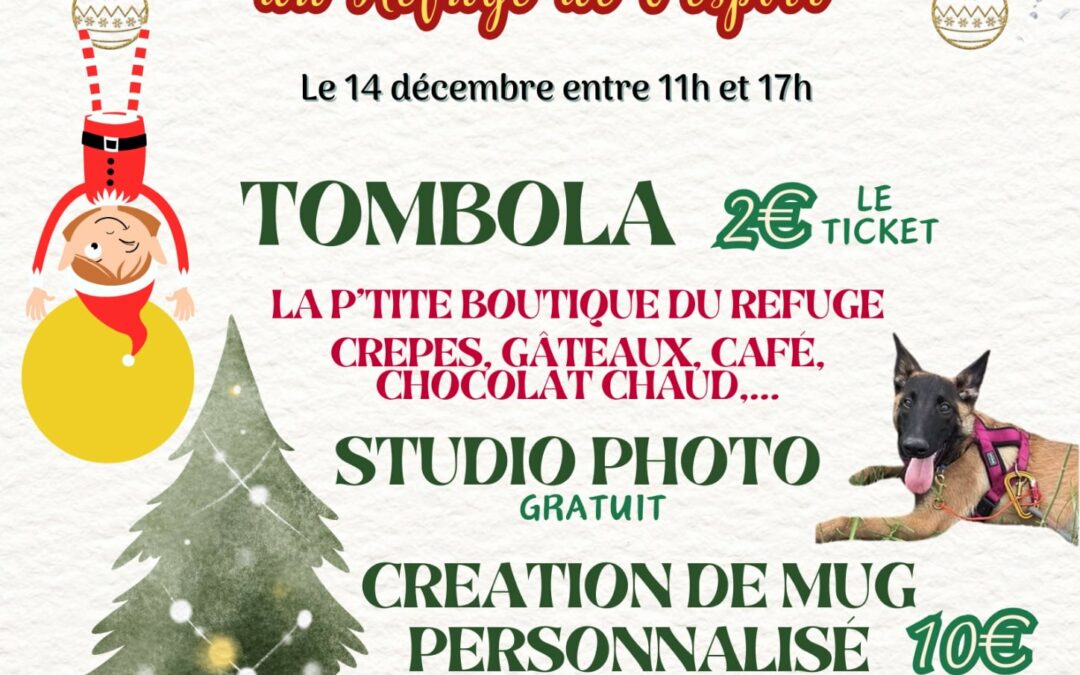 LE NOËL DES ANIMAUX DU REFUGE DE L’ESPOIR