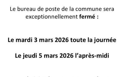 INFORMATION LA POSTE MONDRAGON