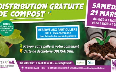DISTRIBUTION GRATUITE DE COMPOST – CENTRE DE VALORISATION INTERCOMMUNAL