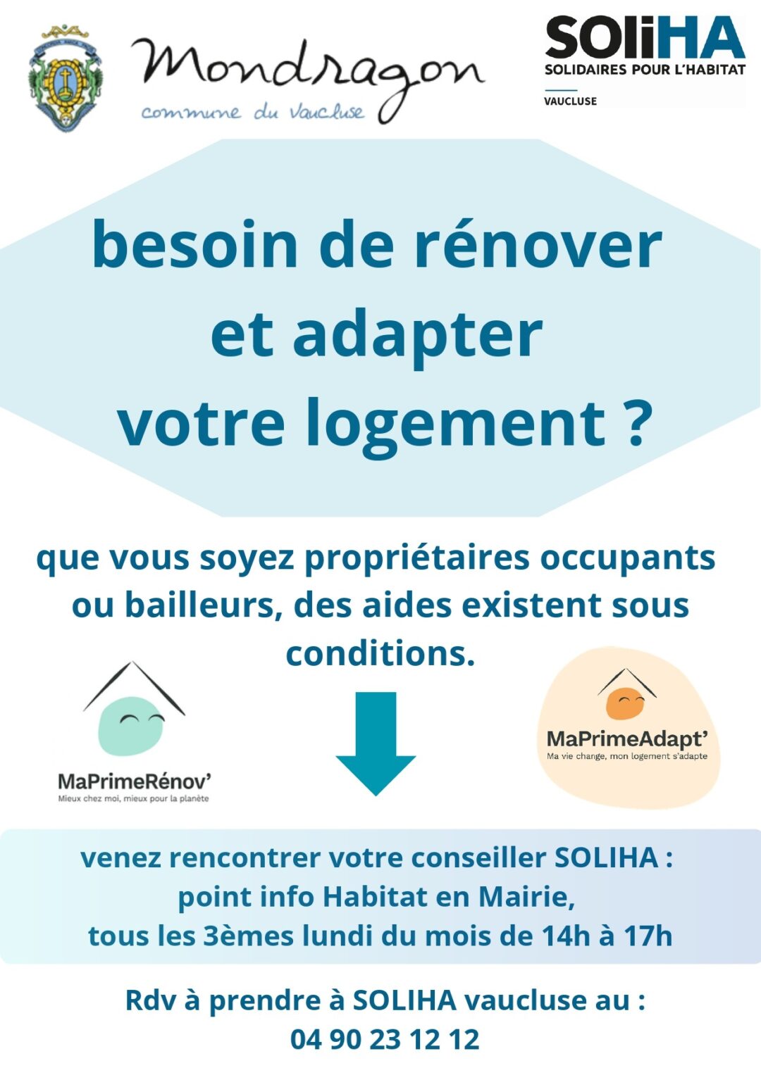 SOliHA – POINT INFO HABITAT EN MAIRIE