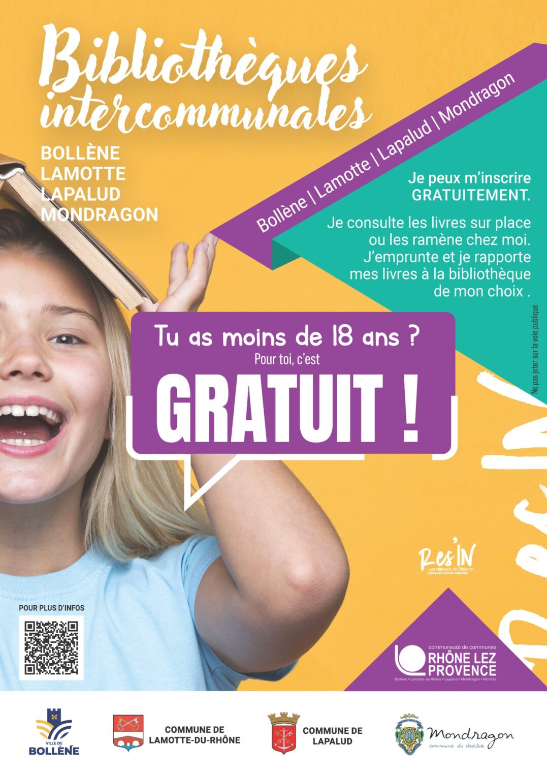 INFO BIBLIOTHÈQUES INTERCOMMUNALES