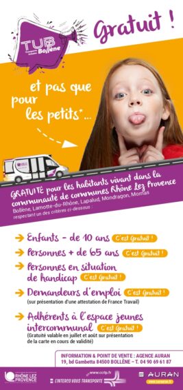 INFORMATION TUB BOLLÈNE