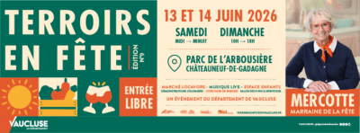 TERROIRS EN FÊTE – PARC DE L&rsquo;ARBOUSIÈRE -CHATEAUNEUF-DE-GADAGNE
