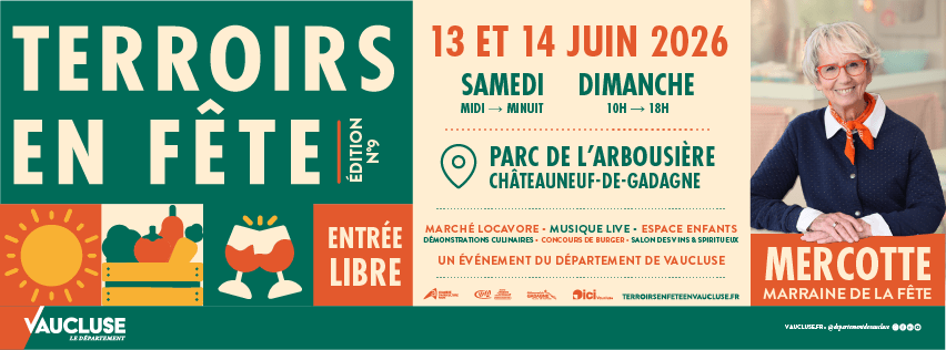 TERROIRS EN FÊTE – PARC DE L&rsquo;ARBOUSIÈRE -CHATEAUNEUF-DE-GADAGNE