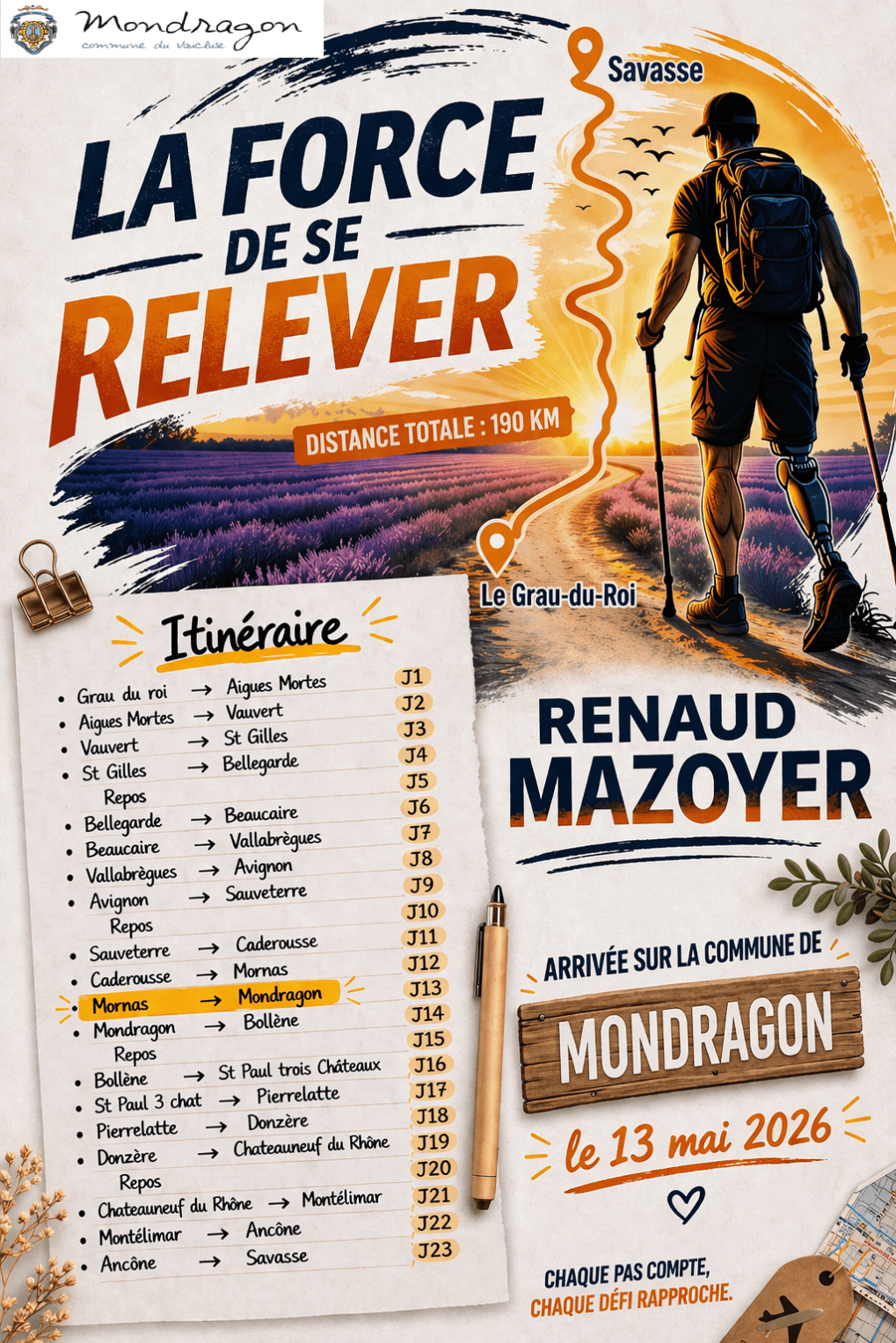 LA FORCE DE SE RELEVER – RENAUD MAZOYER