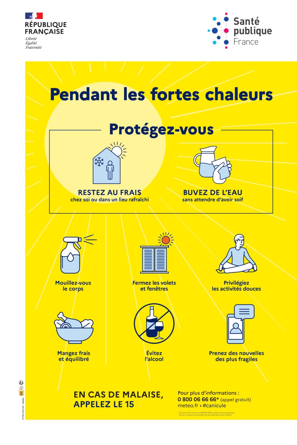 PIC DE CHALEUR SOYEZ VIGILANT !