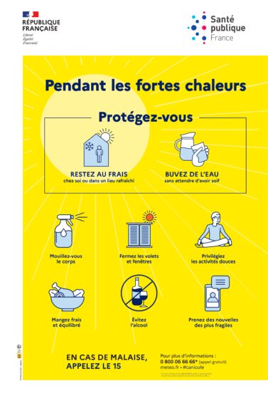 PIC DE CHALEUR SOYEZ VIGILANT !