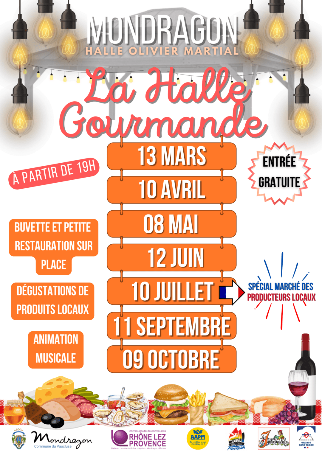 HALLES GOURMANDES MONDRAGON