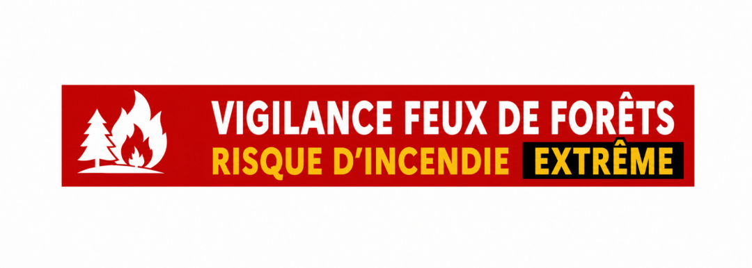 VIGILANCE FEUX DE FORETS – RISQUE INCENDIE EXTRÊME – INTERDICTION D’ACCÈS ET DE CIRCULATION MARDI 21 JUILLET 2026