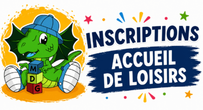 INSCRIPTIONS ACCUEIL DE LOISIRS MUNICIPAL – MERCREDIS SEPTEMBRE/OCTOBRE 2026
