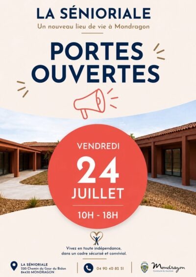 LA SÉNIORIALE – PORTES OUVERTES