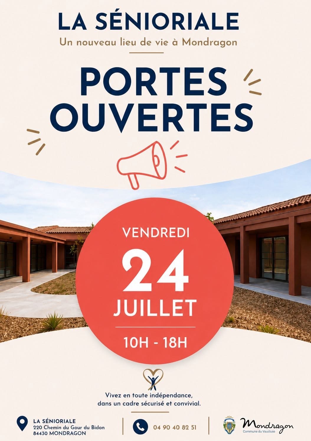 LA SÉNIORIALE – PORTES OUVERTES