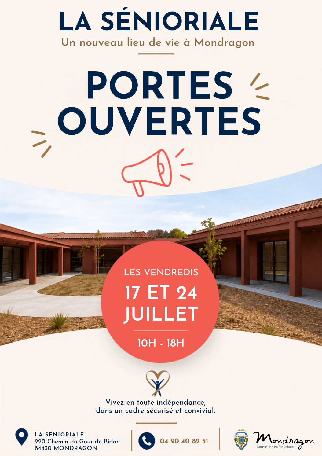PORTES OUVERTES – LA SÉNIORIALE – MONDRAGON