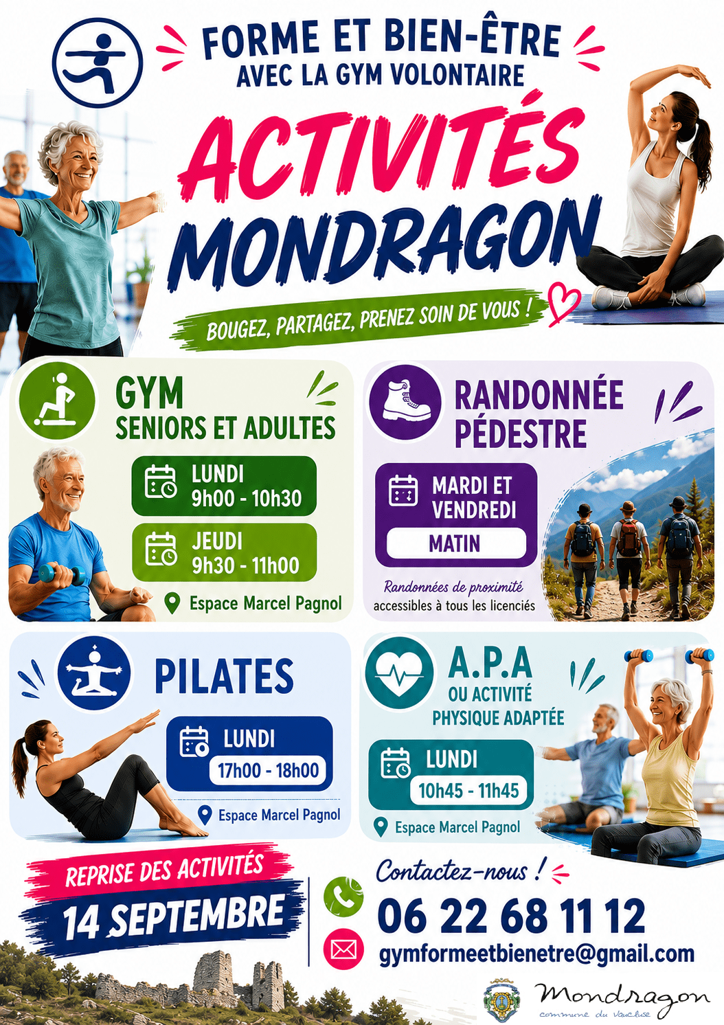 FORME ET BIEN ÊTRE AVEC LA GYM VOLONTAIRE